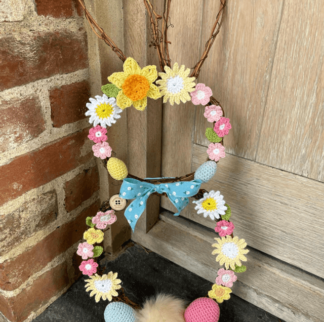 Bunny Easter wreath 